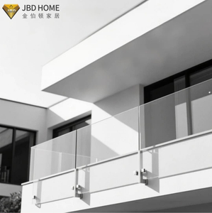 JBD-SGR02 1/2" Laminated Heavy Duty Windproof Structural Glass Guardrail