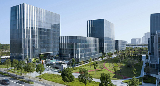 Commercial developments with Glass Guardrail systems