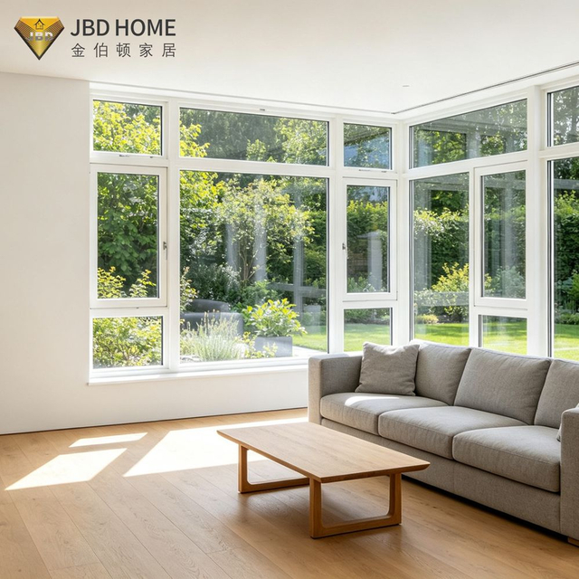 Soundproof Thermal Insulated Aluminum Casement Window for Buildings