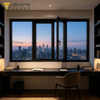 High Performance Aluminum Casement Window Thermal Break Soundproof Glass