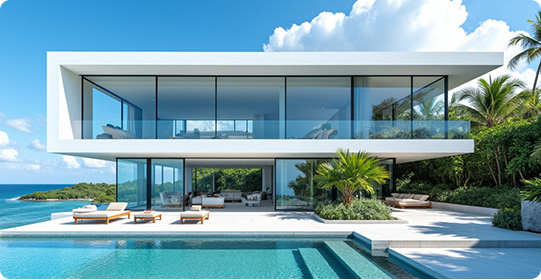 Resorts Sunroom systems, durable easy-care finishes