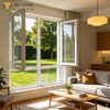 High Performance Aluminum Casement Window Thermal Break Soundproof Glass