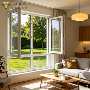 Thermal Break Aluminum Casement Window for Luxury Villa JBD60