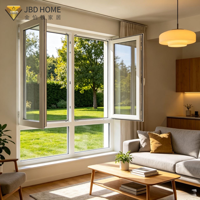 Thermal Break Aluminum Casement Window for Luxury Villa JBD60