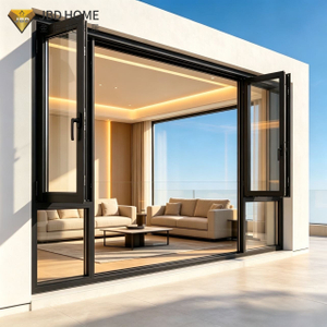High Performance Aluminum Casement Window Thermal Break Soundproof Glass