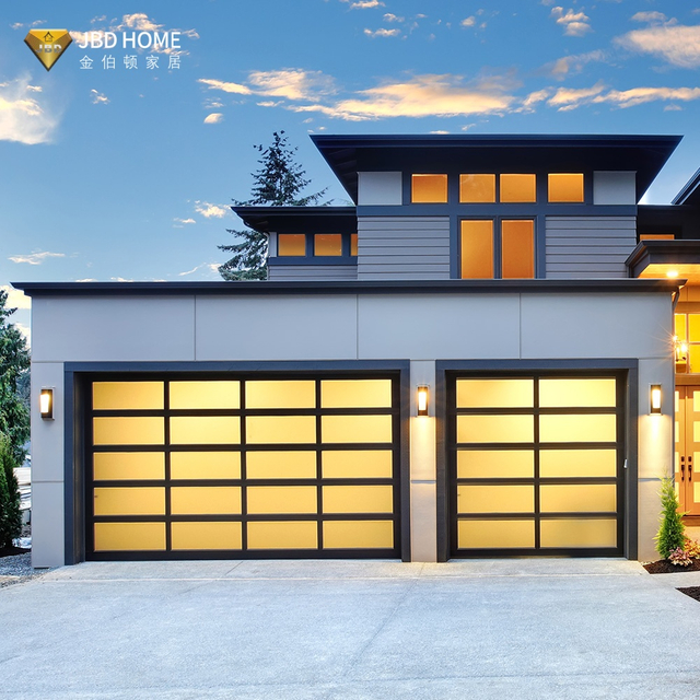 JBD-GD01 Insulated PU Steel Automatic Sectional Garage Door