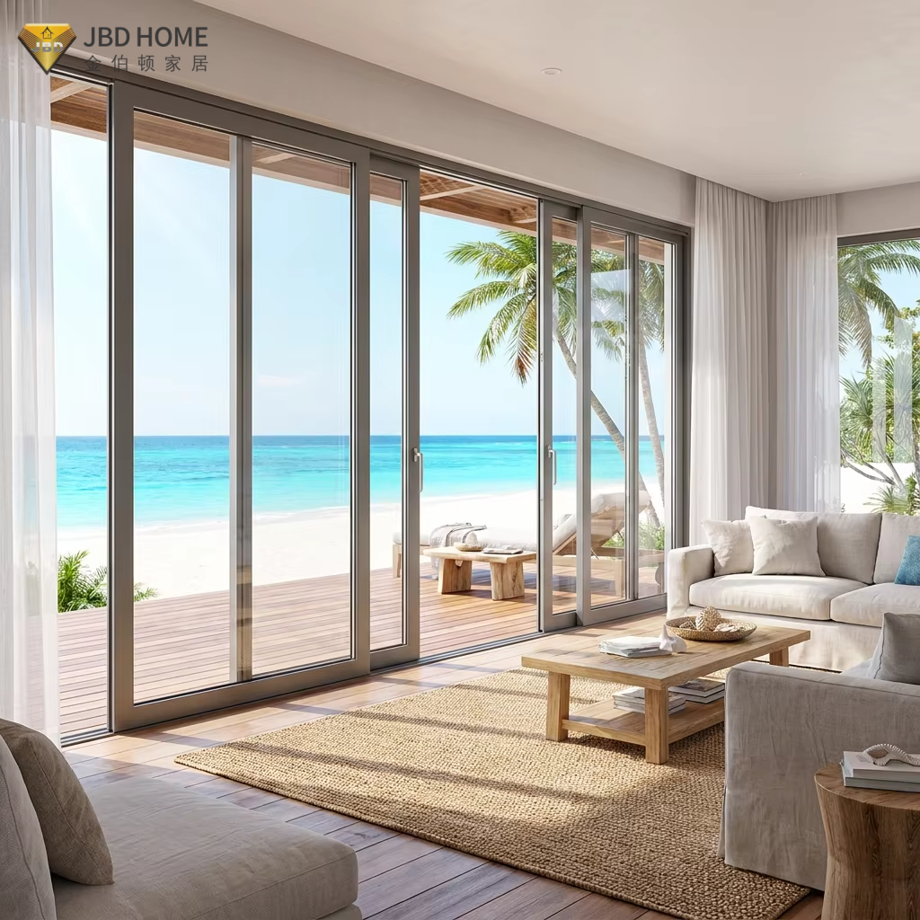 Why choose aluminum alloy hurricane resistant sliding door？