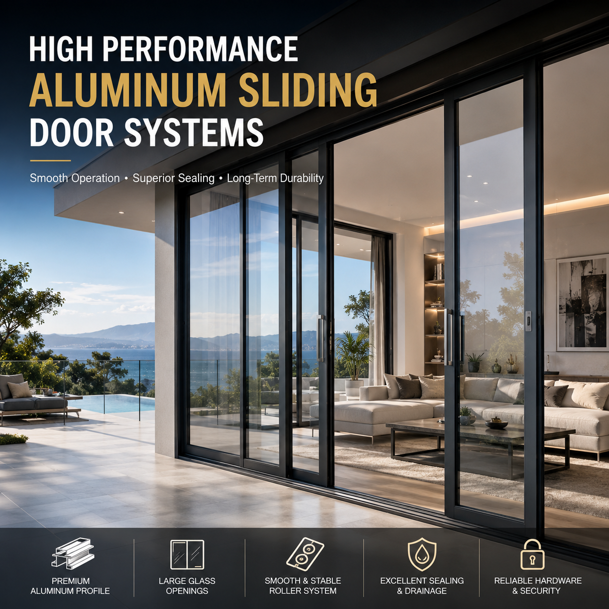 What Makes A High Quality Aluminum Sliding Door System