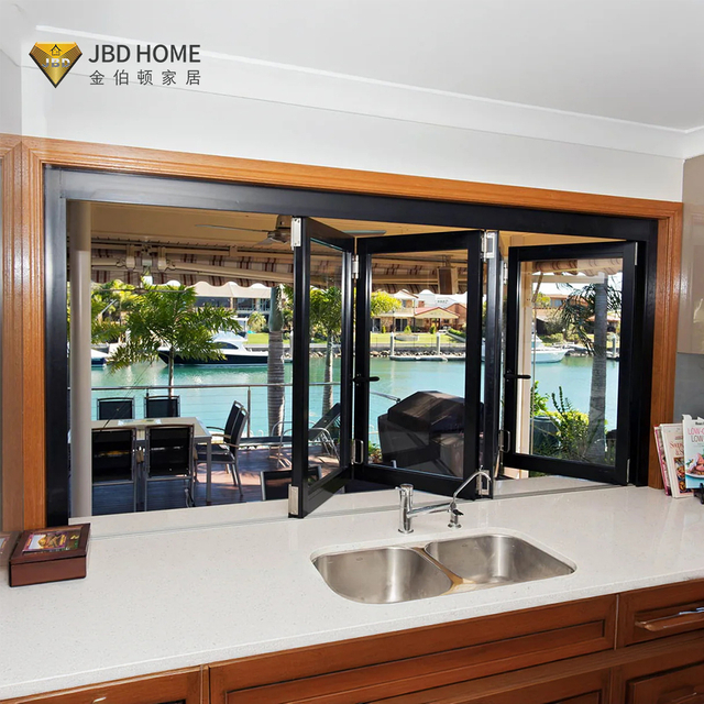 Custom Aluminum Folding Window for Balcony Renovation And Terrace Enclosures