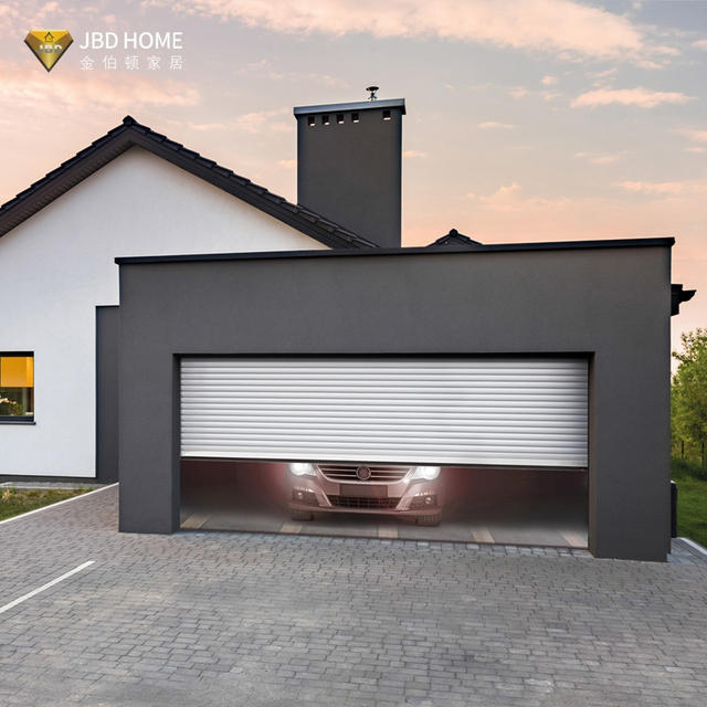 Thermal Insulated Overhead Sectional Garage Door for Luxury Villas 