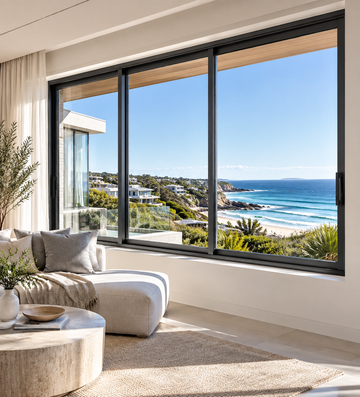 Aluminium Sliding Window for Australian Coastal Home