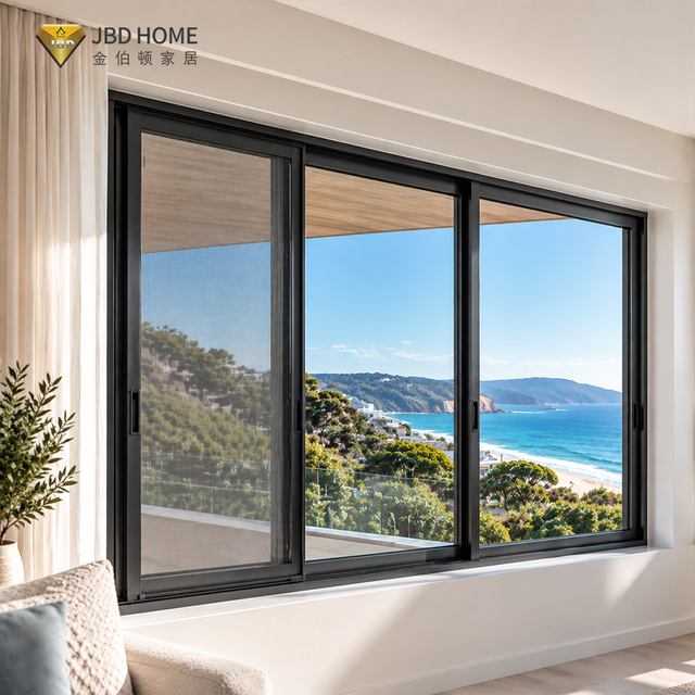 AS2047 Coastal Aluminum Sliding Window with Fly Screen