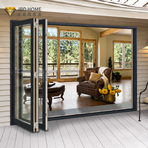 NFRC Aluminum Bi Fold Patio Door for Wide Openings