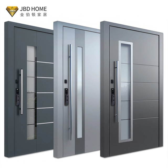 JBD01 70mm Fire-Rated Smart Steel Security Entrance Door | JBDHOME