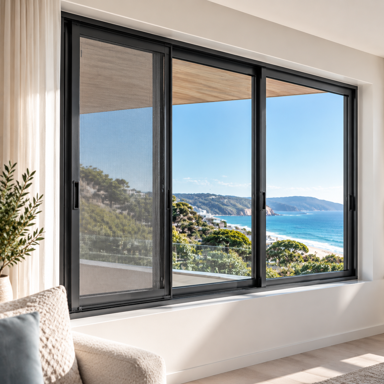 Aluminum Sliding Window with Optional Fly Screen