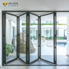 Thermal Break AS2047 Certified Glass Patio Aluminum Bifold Door