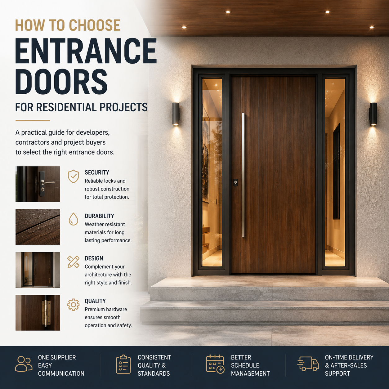 How To Choose Entrance Doors for Residential Projects