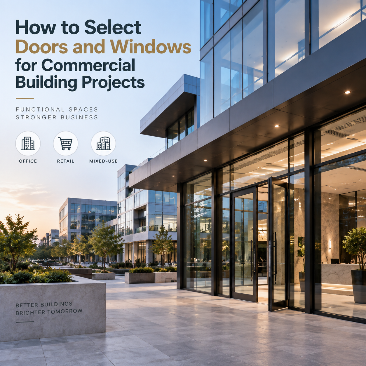 How To Select Doors And Windows for Commercial Building Projects