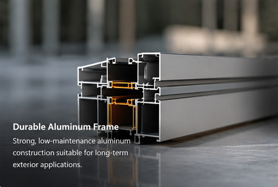 Strong, low-maintenance aluminum built to last.