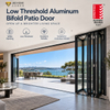 Low Threshold Aluminum Bifold Patio Door for Australian Projects