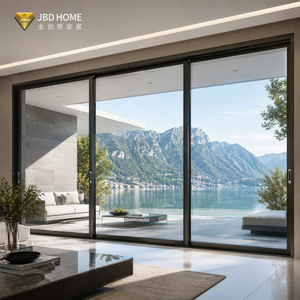 NFRC Heavy Duty Aluminum Sliding Glass Door for Large Openings