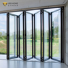 Thermal Break AS2047 Certified Glass Patio Aluminum Bifold Door