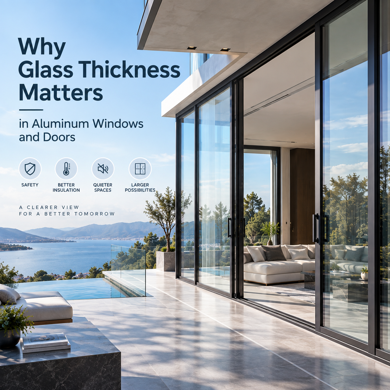 Why Glass Thickness Matters in Aluminum Windows And Doors