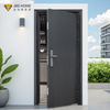 JBD02 19-Point Multi-Lock Anti-Pry Tempered Glass Steel Door