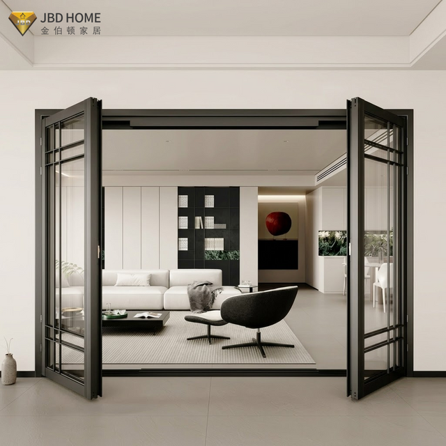 Heavy Duty Thermal Break Aluminum Casement Door JBD80