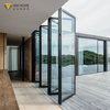 Thermal Break AS2047 Certified Glass Patio Aluminum Bifold Door