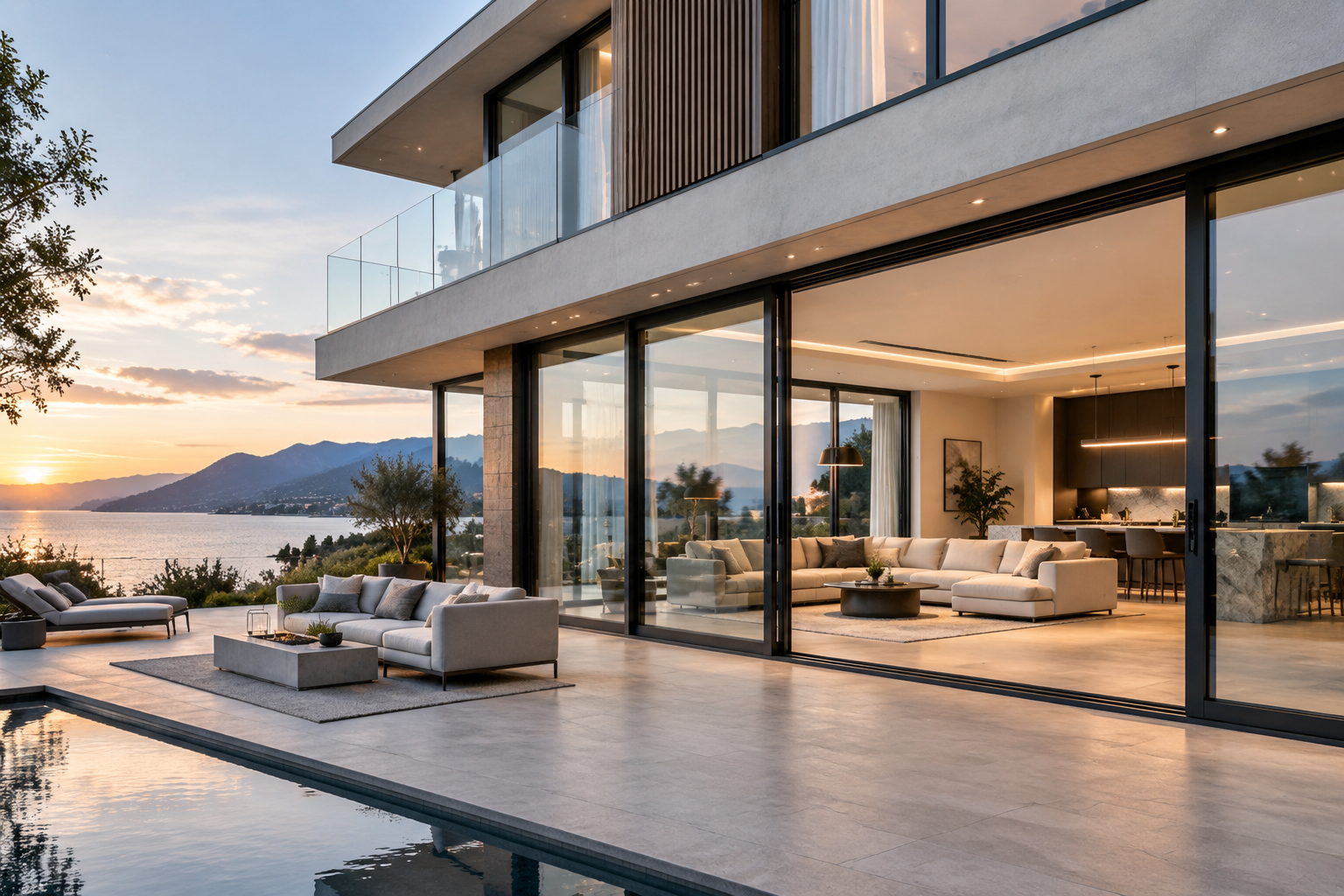 NFRC rated aluminum windows and doors for modern residential building projects in the USA