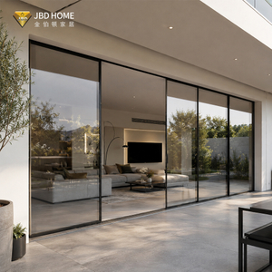 NFRC Model Slim Frame Aluminum Sliding Glass Door