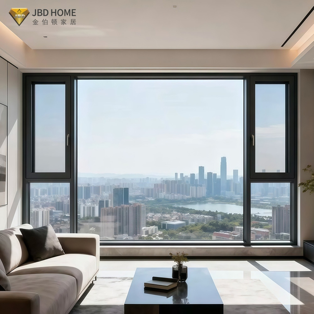 High Performance Thermal Break System Aluminum Casement Window | JBDHOME
