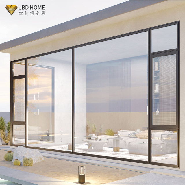 Thermal Break Double Glazed Custom Aluminum Casement Window | JBDHOME